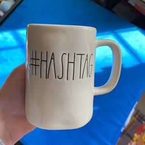 Rae dunn M stamp #Hashtag mug!